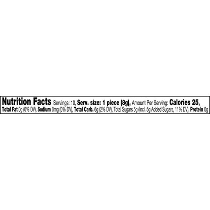 Bubble Yum Original Flavored Chewy Bubble Gum, Pack 2.82 oz