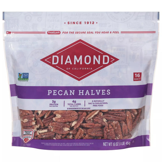 Diamond of California Pecan Halves, 16oz.