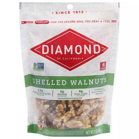 Diamond Shelled Walnuts, 6oz.