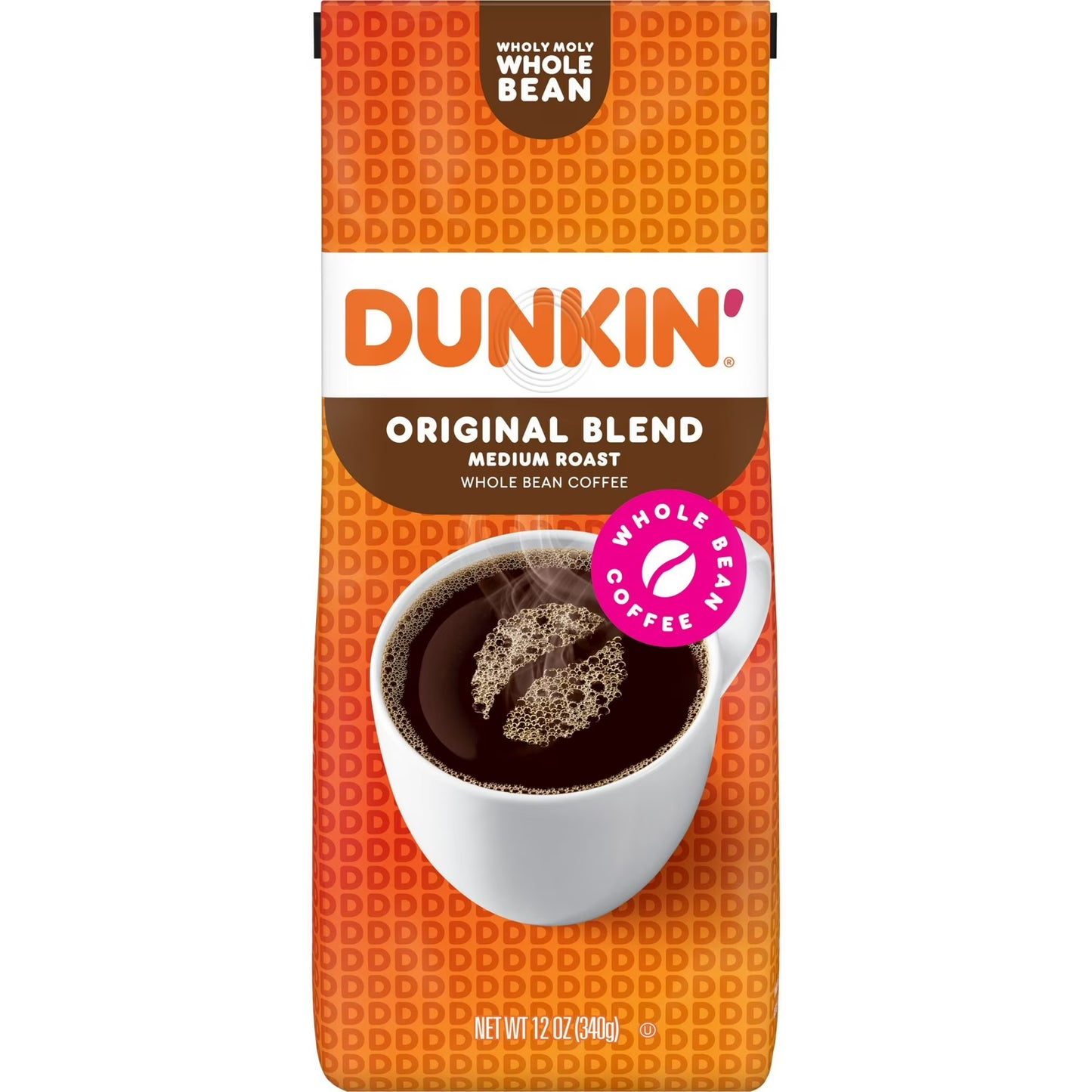 Dunkin' Original Blend Whole Bean Coffee, Medium Roast