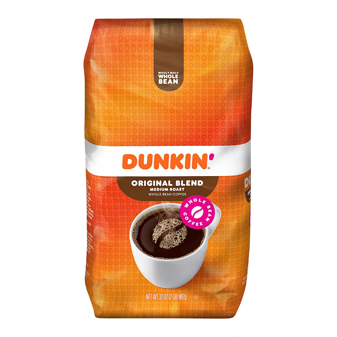 Dunkin' Original Blend Whole Bean Coffee, Medium Roast