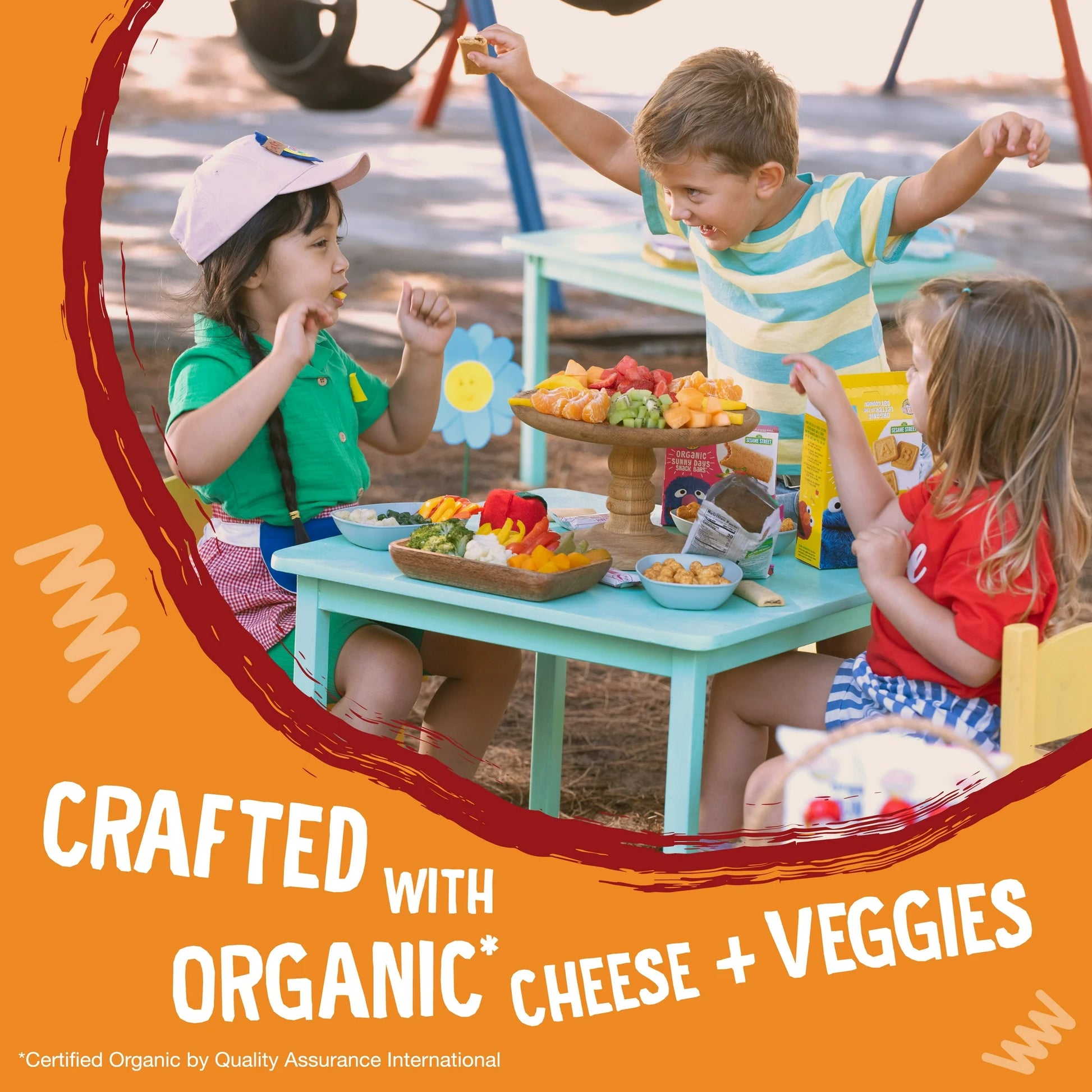 Earth's Best Organic Veggie Puffs Cheddar, Puffed Corn Snack for Baby & Toddler, 1.55 oz