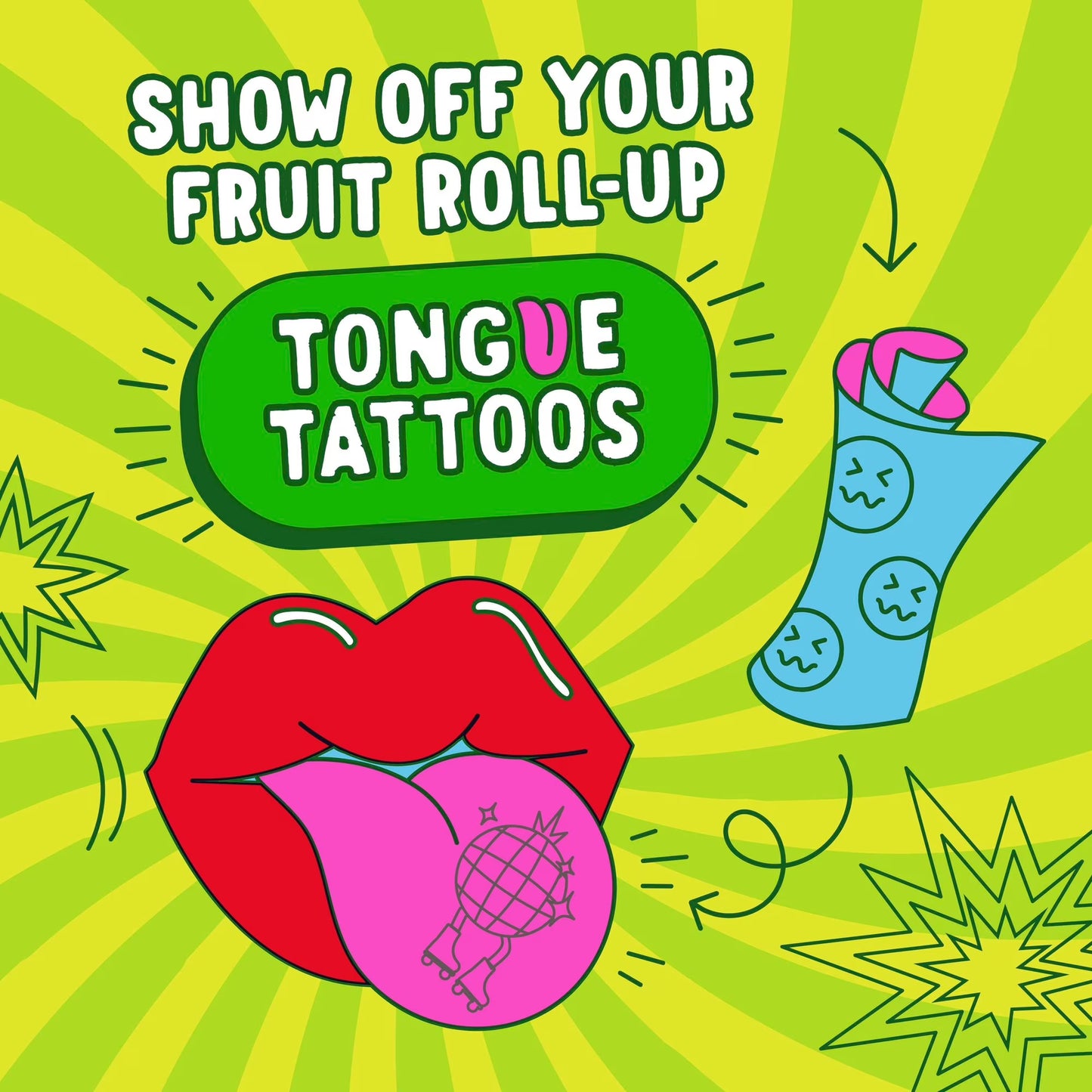 Fruit Roll-Ups Sour Fruit Snacks Variety Pack 15 oz 30 Count