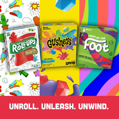 Fruit Roll-Ups Sour Fruit Snacks Variety Pack 15 oz 30 Count