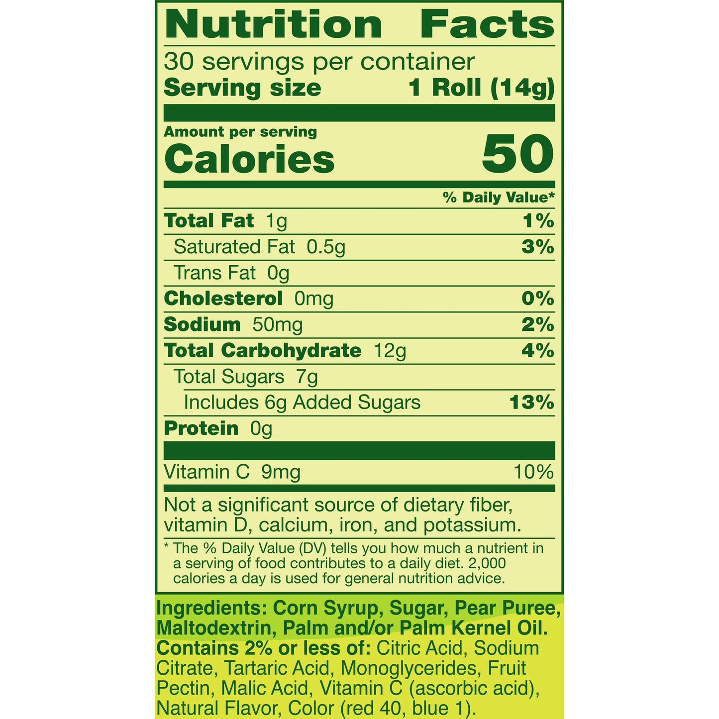 Fruit Roll-Ups Sour Fruit Snacks Variety Pack 15 oz 30 Count