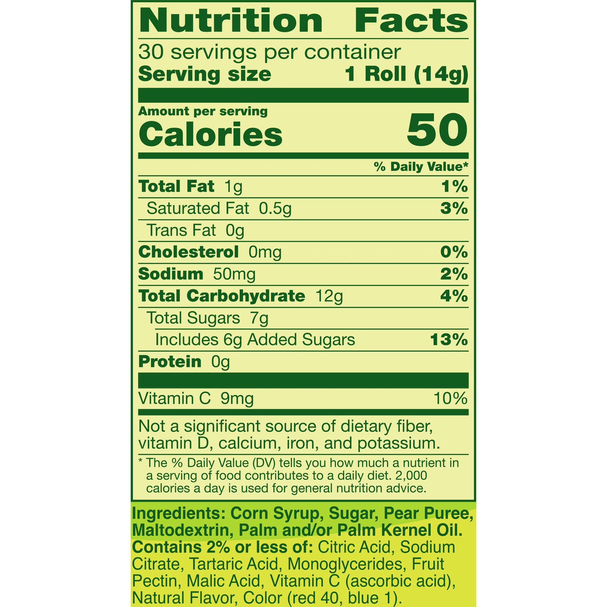 Fruit Roll-Ups Sour Fruit Snacks Variety Pack 15 oz 30 Count
