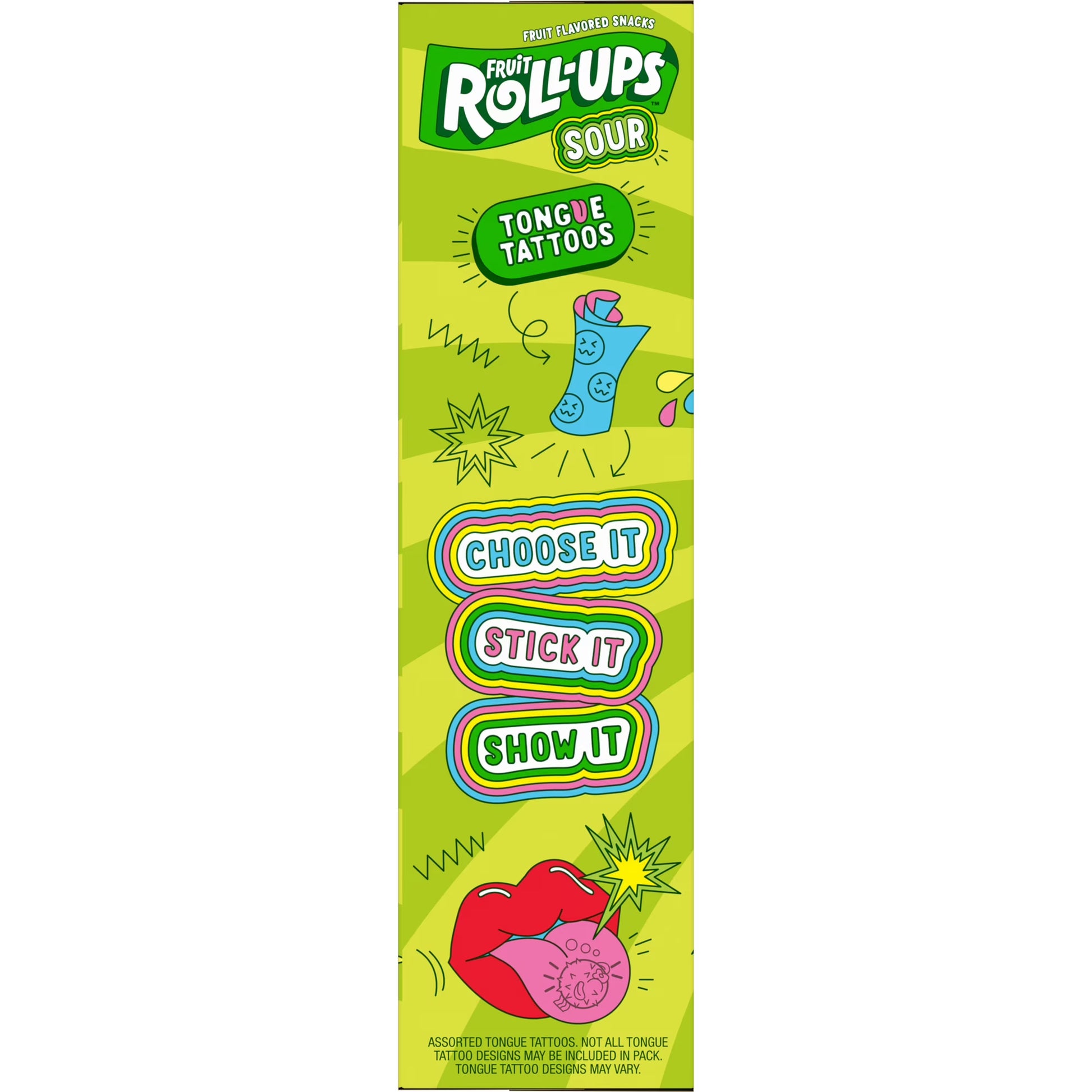 Fruit Roll-Ups Sour Fruit Snacks Variety Pack 15 oz 30 Count