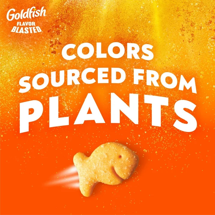 Goldfish Flavor Blasted Xtra Cheddar Cheese Crackers, Bag, 6.6 oz