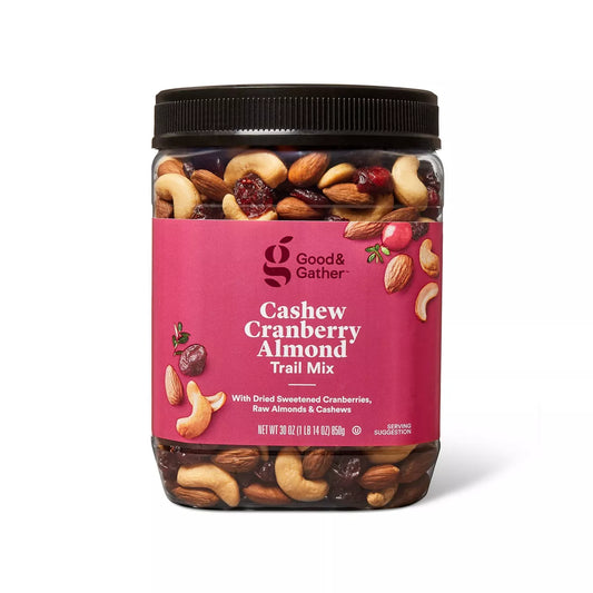 Good & Gather Cashew Cranberry Almond Trail Mix, 30oz.