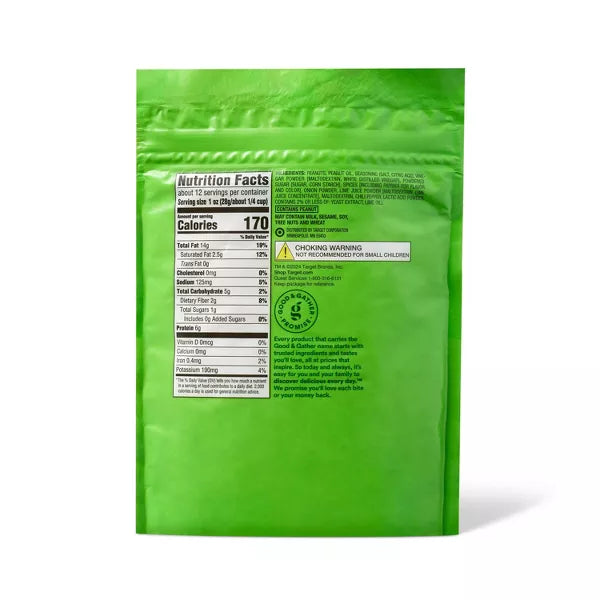 Good & Gather Chili Lime Seasoned Peanuts, 12oz.