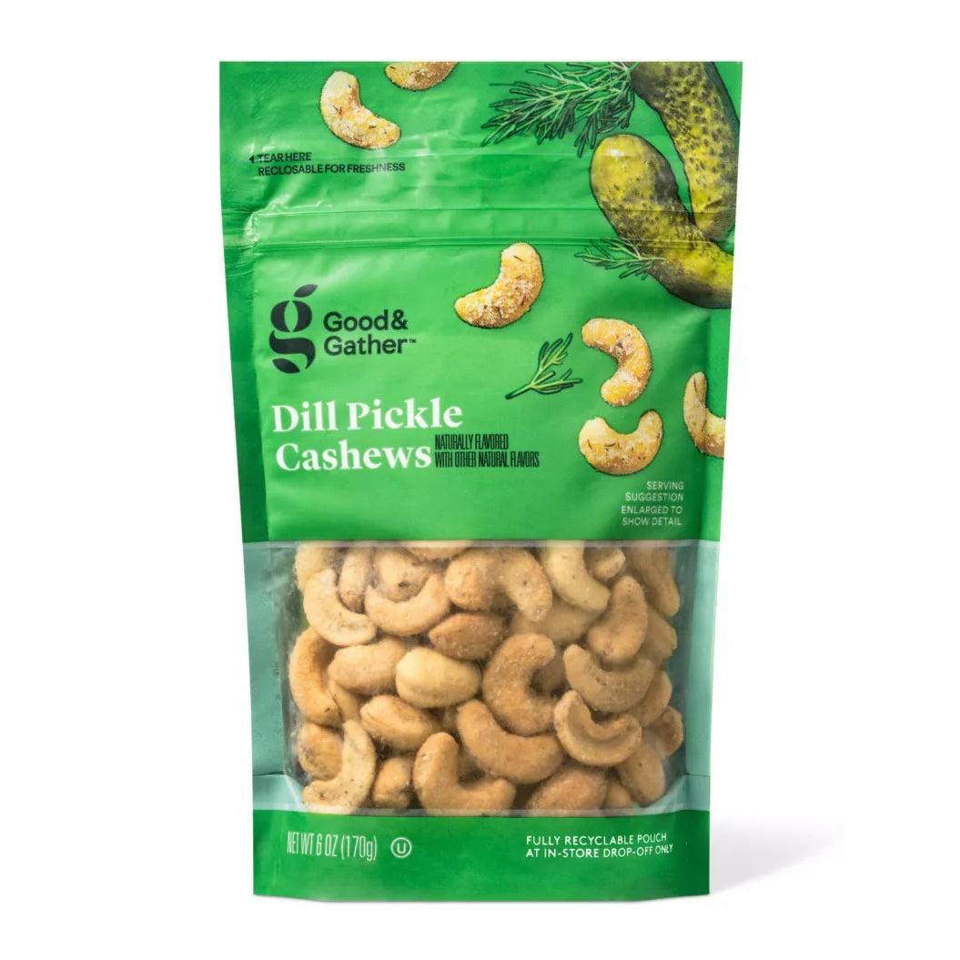 Good & Gather Dill Pickle Cashews, 6oz.