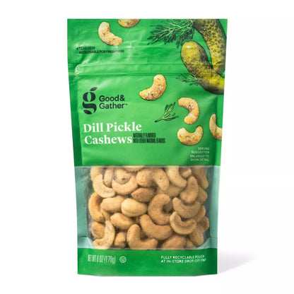 Good & Gather Dill Pickle Cashews, 6oz.