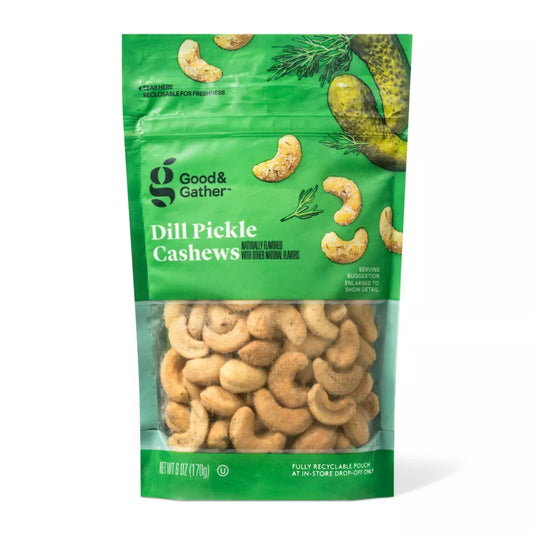 Good & Gather Dill Pickle Cashews, 6oz.
