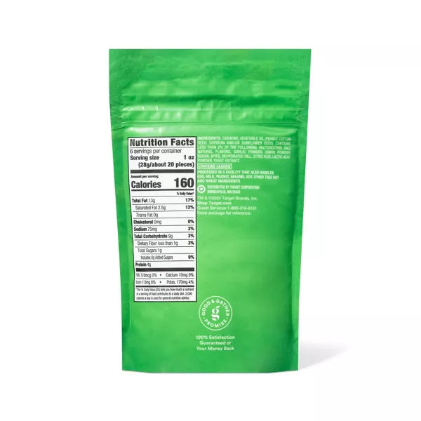 Good & Gather Dill Pickle Cashews, 6oz.