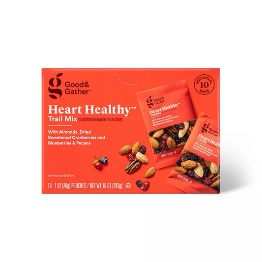 Good & Gather Heart Healthy Trail Mix, Multipack 10oz/10ct.