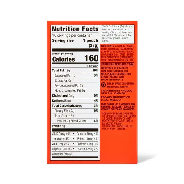 Good & Gather Heart Healthy Trail Mix, Multipack 10oz/10ct.