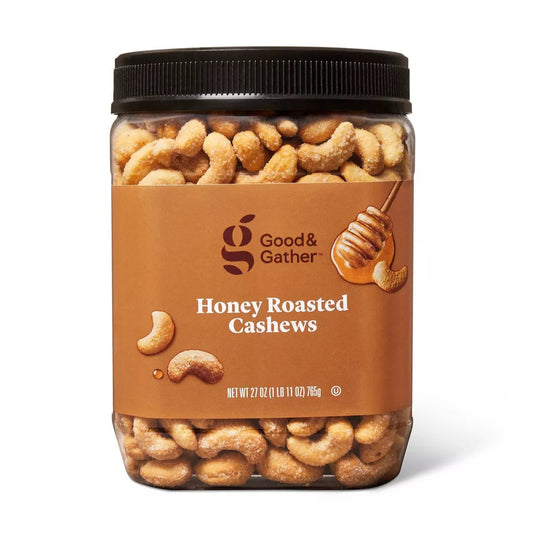 Good & Gather Honey Roasted Cashews, 27oz.