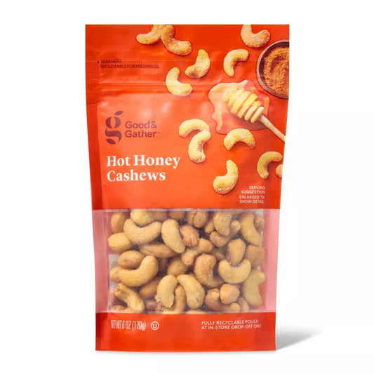Good & Gather Hot Honey Cashews, 6oz.
