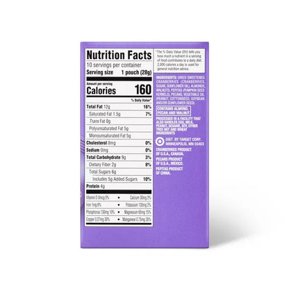 Good & Gather Omega-3 Trail Mix, Multipack 10oz/10ct.