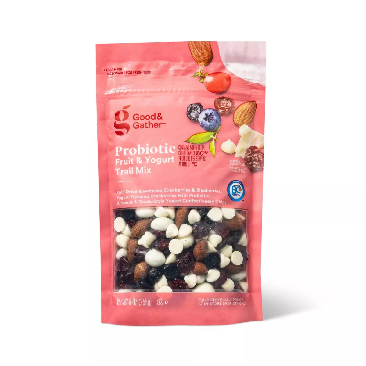 Good & Gather Probiotic Fruit & Yogurt Trail Mix, 9oz.