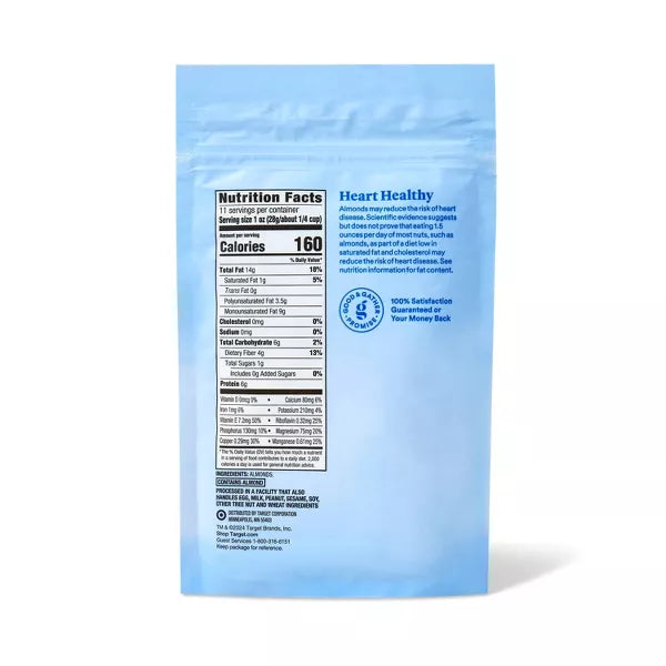  Good & Gather Raw Whole Almonds, 10.5oz.