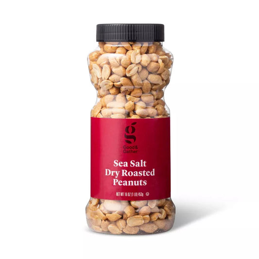 Good & Gather Sea Salt Dry Roasted Peanuts, 16oz.
