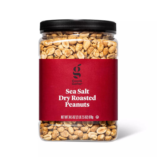 Good & Gather Sea Salt Dry Roasted Peanuts, 34.5oz.
