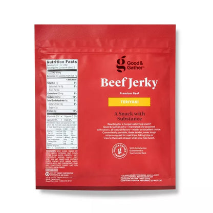 Good & Gather Teriyaki Beef Jerky, 2.85oz.