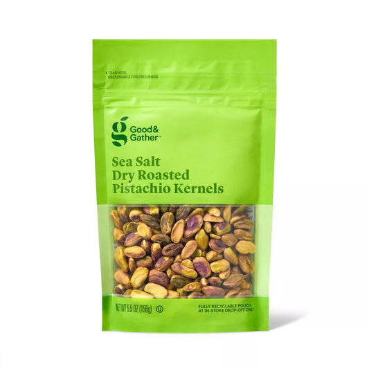 Good & Gather Sea Salt Dry Roasted Pistachio Kernels, 5.5oz.