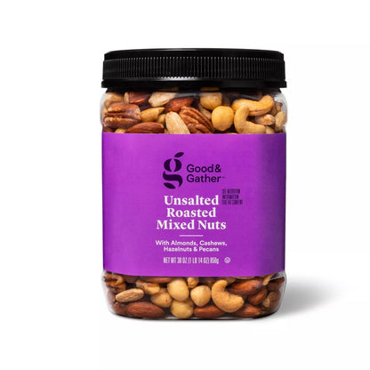 Good & Gather Unsalted Roasted Mixed Nuts, 30oz.