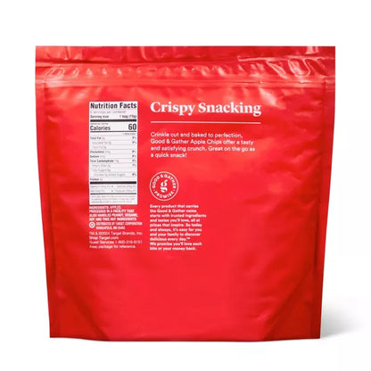 Good & Gather Baked Red Apple Chips, 3.18oz/6ct.