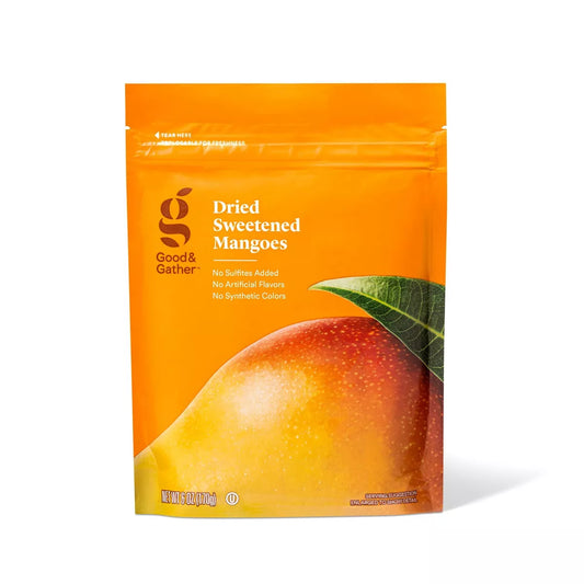 Good & Gather Dried Sweetened Mangos, 6oz.