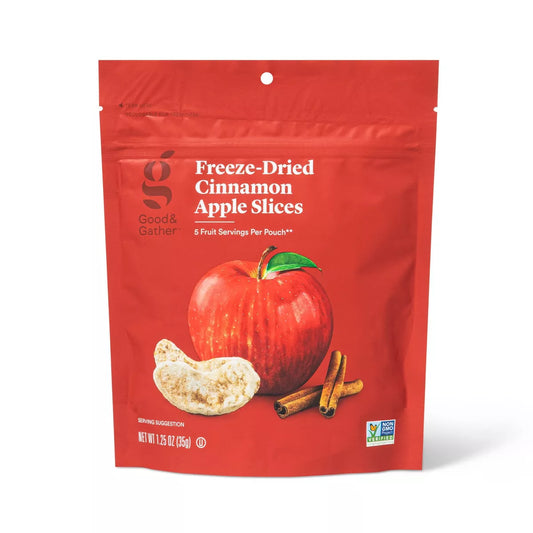 Good & Gather Freeze Dried Cinnamon Apple Slices, 1.25oz.