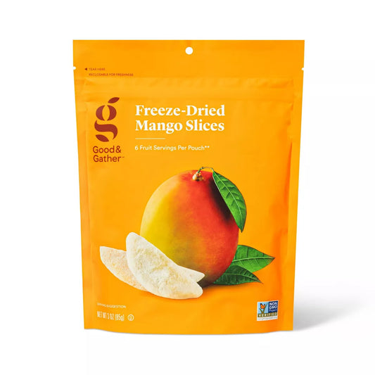 Good & Gather Freeze Dried Mango Slices, 3oz.