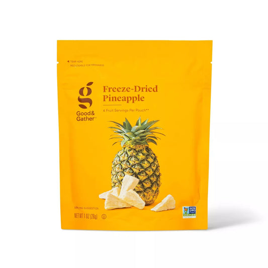 Good & Gather Freeze Dried Pineapple, 1oz.