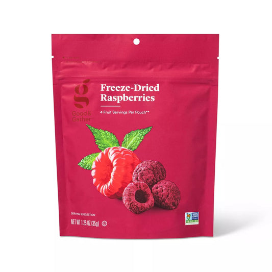Good & Gather Freeze Dried Raspberries, 1.25oz.