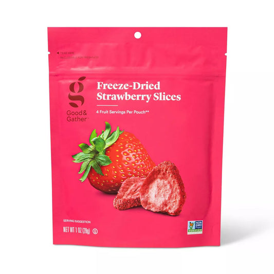 Good & Gather Freeze Dried Strawberry Slices, 1oz.