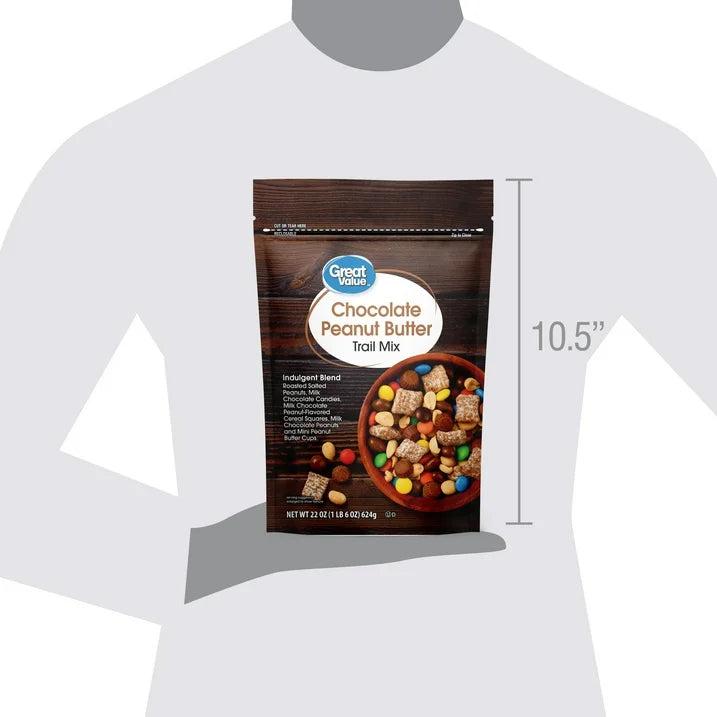 Great Value Chocolate Peanut Butter Trail Mix, 22 oz