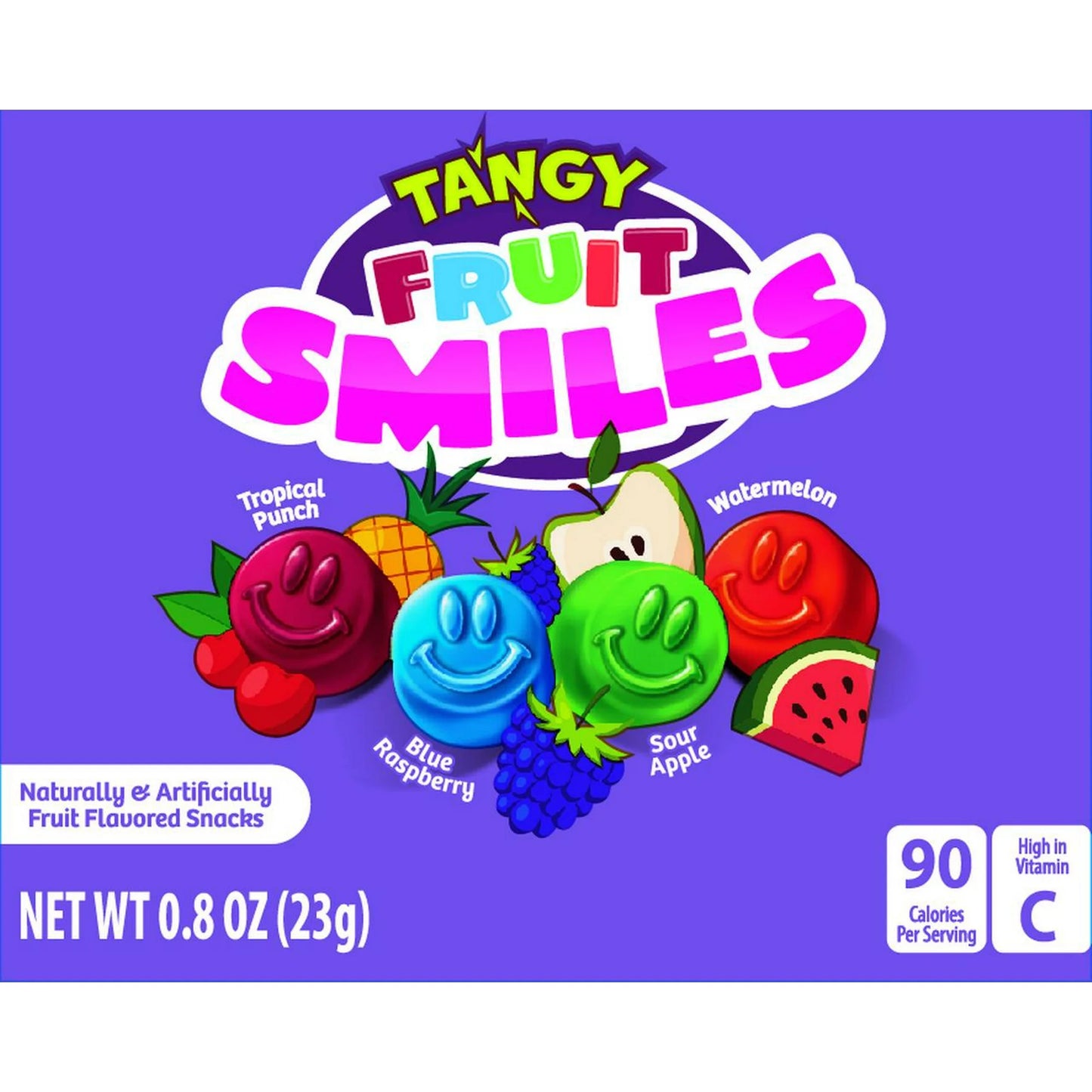 Great Value Fruit Smiles Tangy Fruit Snacks 8 oz 10 Count