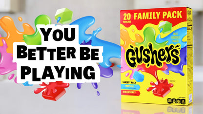 Gushers Fruit Flavored Snacks, Tropical Fruit Flavor, 6 Pouches, 4.8 oz