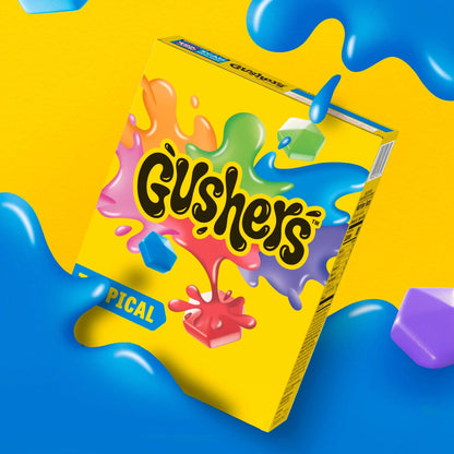Gushers Tropical Fruit Flavored Snacks 6 Pouches, 4.8 oz