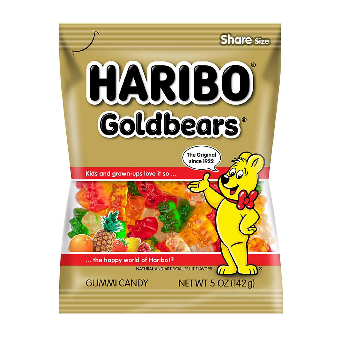 Haribo Goldbear Gummi Bears, 5 oz. 12 ct.