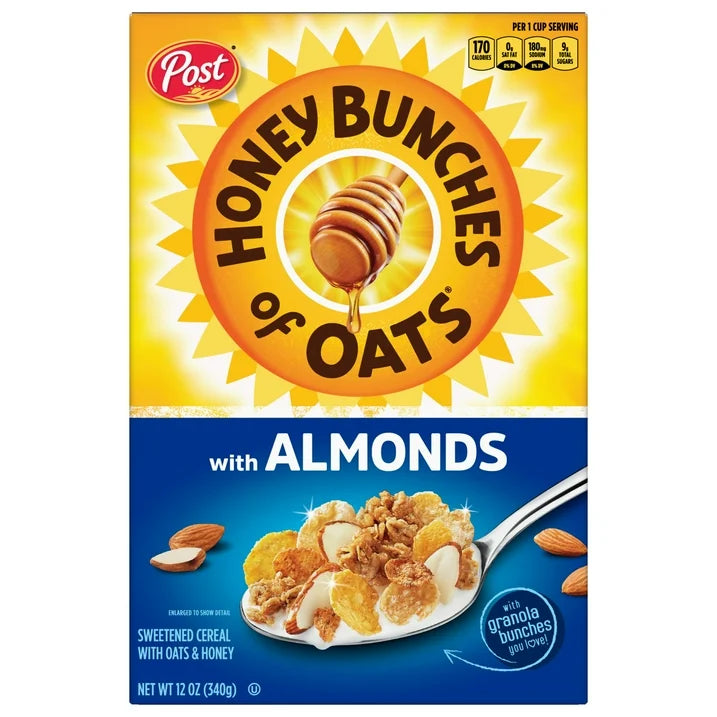 Honey Bunches of Oats with Almonds Breakfast Cereal