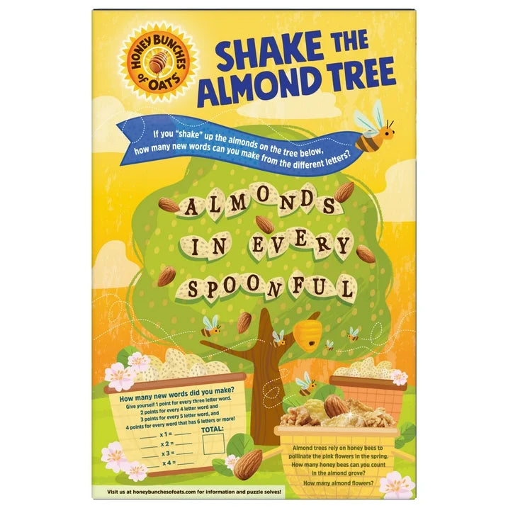 Honey Bunches of Oats with Almonds Breakfast Cereal
