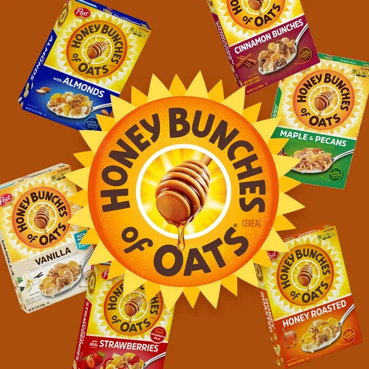 Honey Bunches of Oats with Almonds Breakfast Cereal