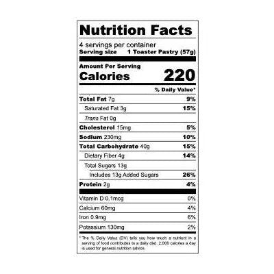 Katz Gluten Free Brown Sugar Cinnamon Toaster Pastries, 8oz/4ct.