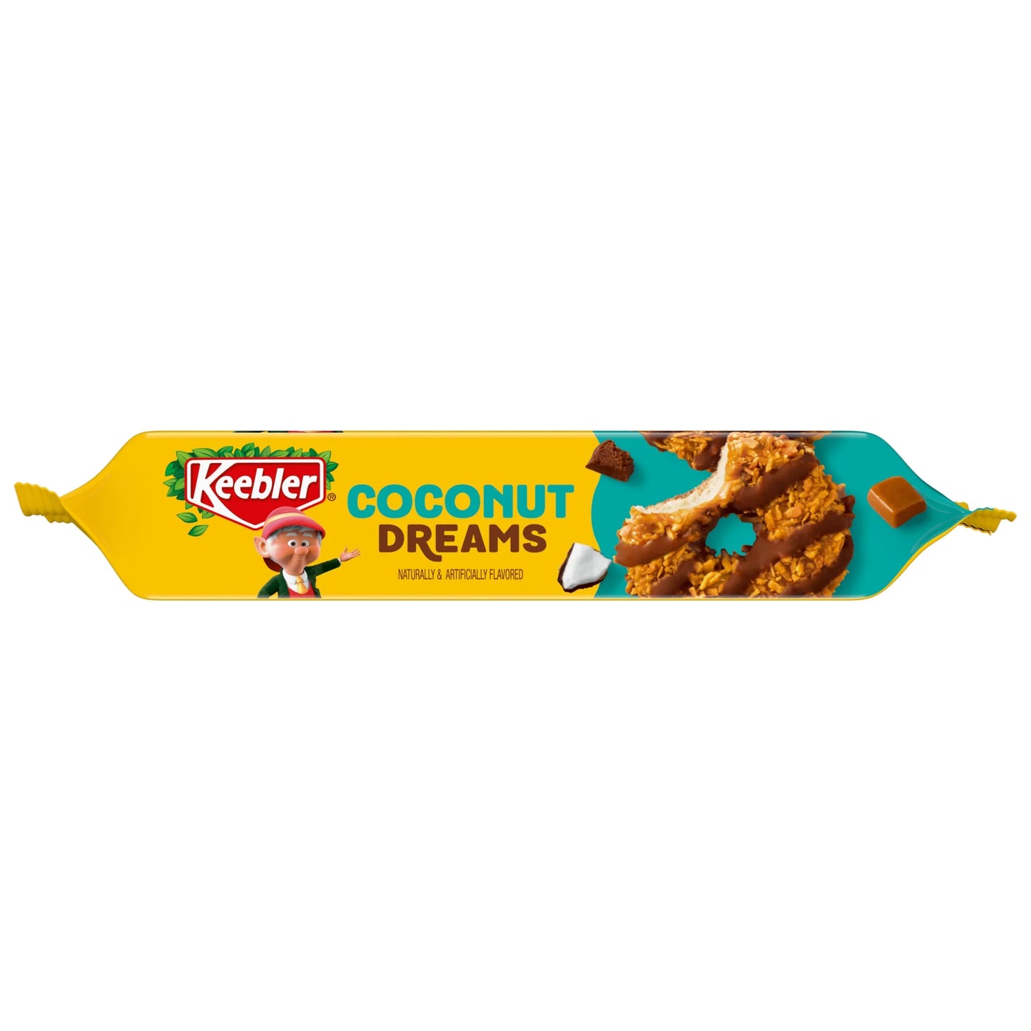 Keebler Coconut Dreams Cookies with Coconut, Caramel & Fudge 8.5 oz - 5 Pack