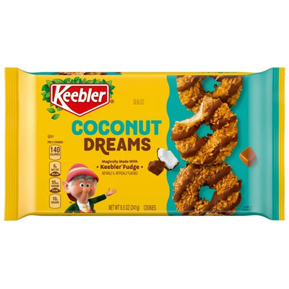Keebler Coconut Dreams Cookies with Coconut, Caramel & Fudge 8.5 oz