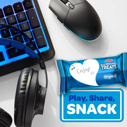 Kellogg's Rice Krispies Treats Original Kids Snacks, 6.2 oz, 8 Count (2 pack)