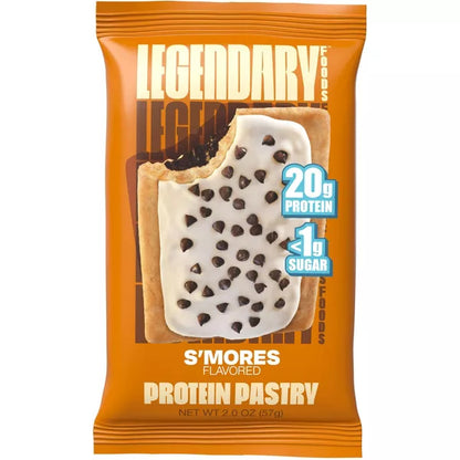 Legendary Foods Gluten Free and Keto Friendly Protein Pastry - S'mores, 8oz/4ct.